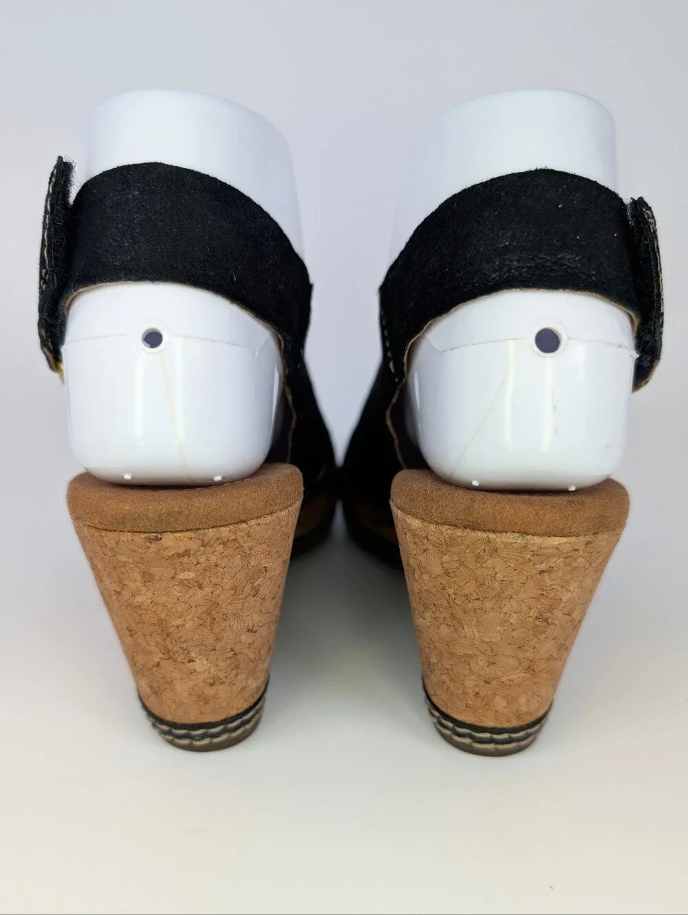 Clarks Collection Helio Float Wedge Open Toe Black Slingback Sandals Size 6.5
